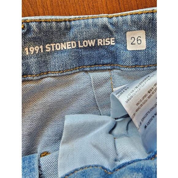 Volcom 1991 Stoned Jeans, Low Rise Retro, Skate, Light Blue, Sz 26, NEW - Picture 6 of 10